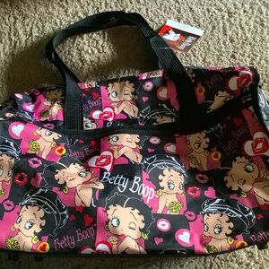 NWT Betty Boop Overnight Carrying Bag